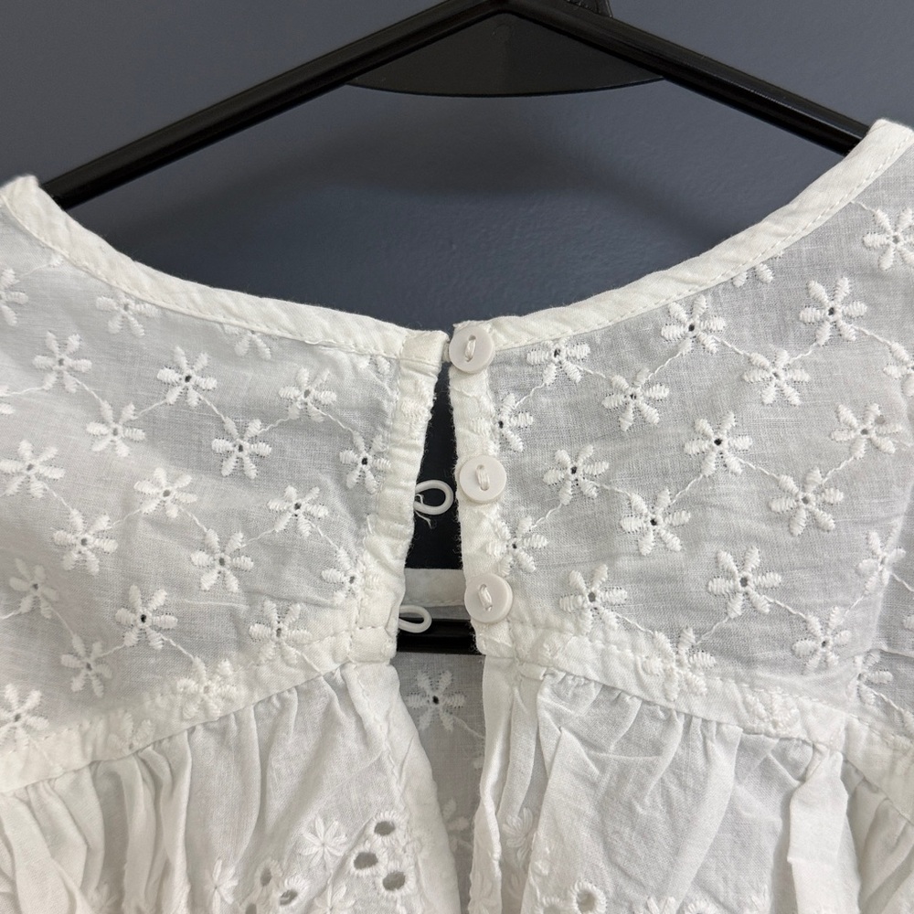 Altar'd State Cream Eyelet Ruffle Top - Picture 5 of 6
